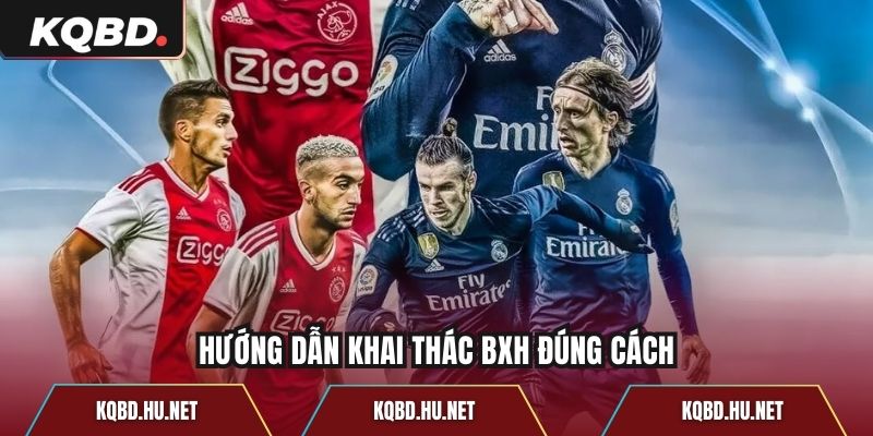 Hướng dẫn khai thác BXH đúng cách