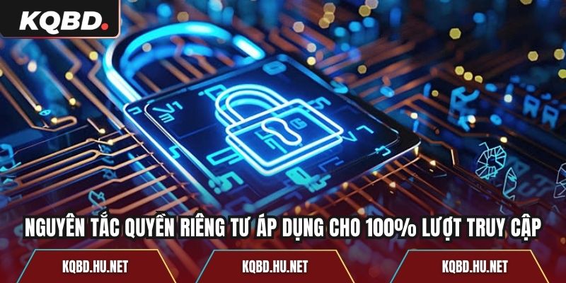 Nguyên tắc quyền riêng tư áp dụng cho 100% lượt truy cập